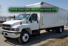 2009 chevrolet c6500 box truck 13'6