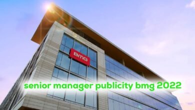 senior manager publicity bmg 2022